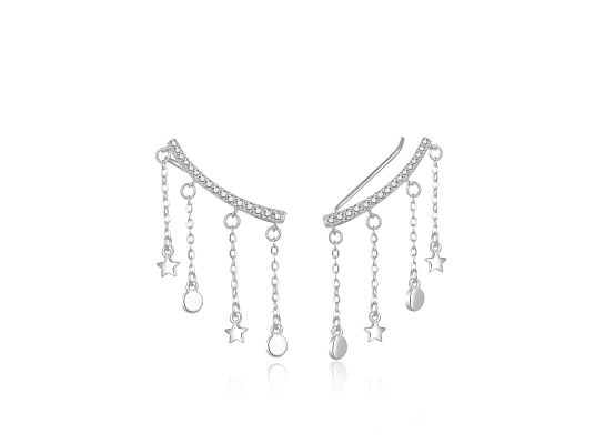 MOISS stříbrné náušnice HVĚZDA