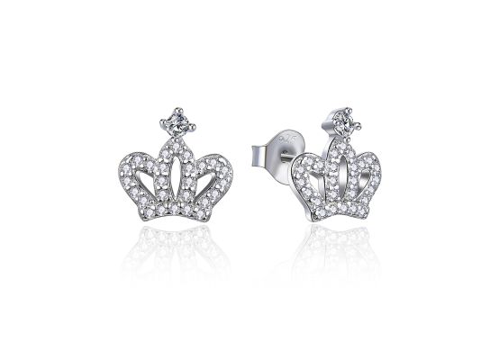 MOISS stříbrné náušnice KORUNKA