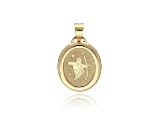 MOISS přívěsek ze žlutého zlata STŘELEC