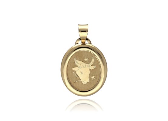 MOISS přívěsek ze žlutého zlata BÝK