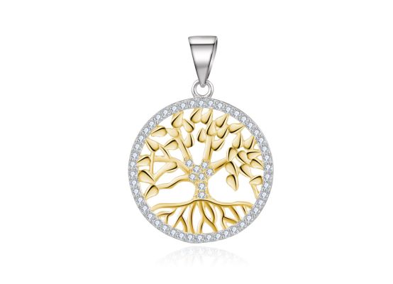MOISS stříbrný přívěsek STROM GOLD