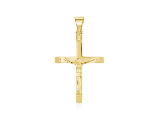 MOISS stříbrný přívěsek KŘÍŽ GOLD