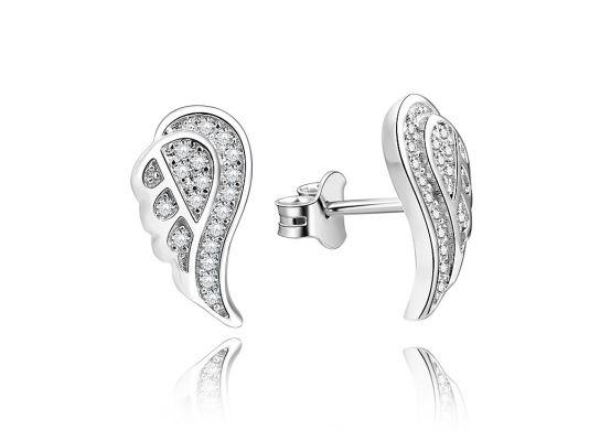 MOISS stříbrné náušnice KŘÍDLA