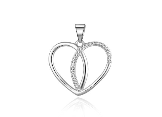 MOISS stříbrný přívěsek SRDCE