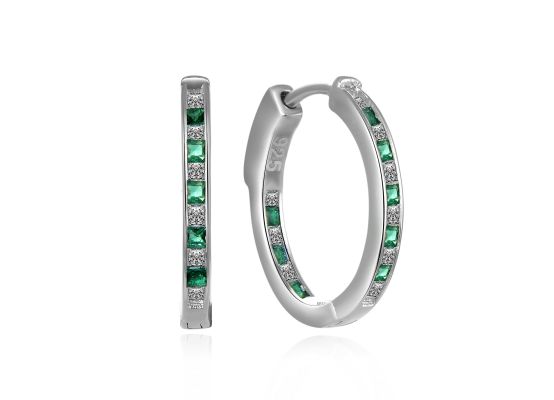 MOISS stříbrné náušnice