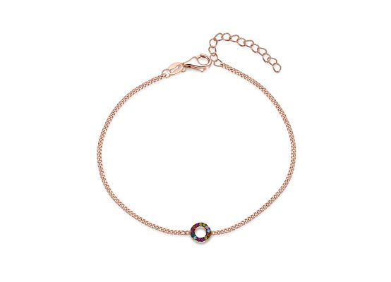 MOISS stříbrný náhrdelník KRUH