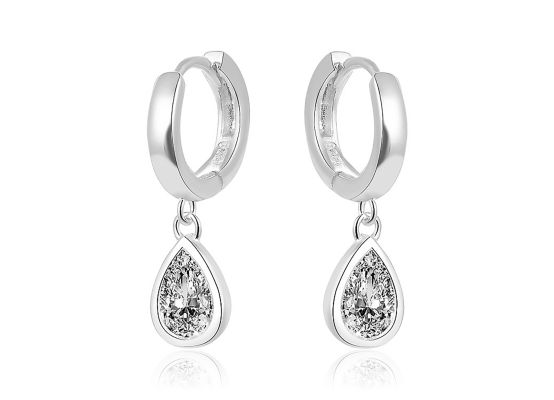 MOISS stříbrné náušnice KAPKA