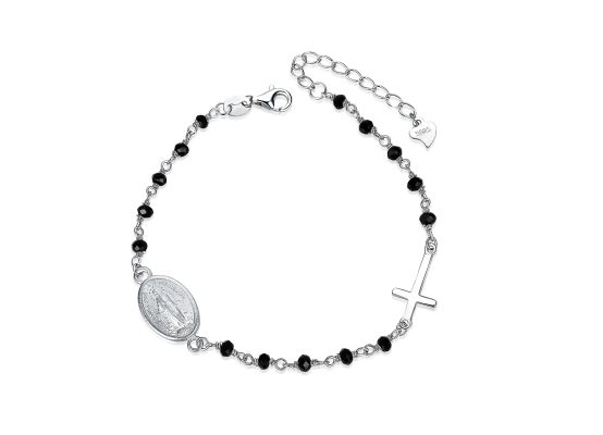MOISS stříbrný náramek KŘÍŽ