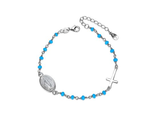 MOISS stříbrný náramek KŘÍŽ