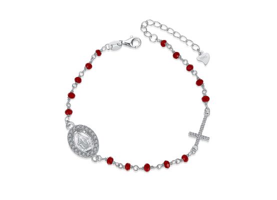MOISS stříbrný náramek KŘÍŽ