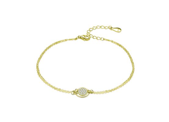 MOISS stříbrný náramek GOLD