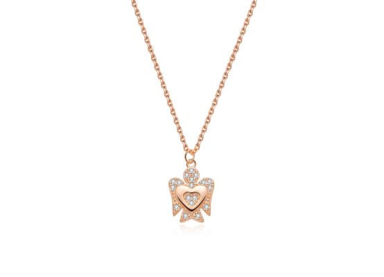 MOISS stříbrný náhrdelník ANDĚL ROSE