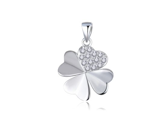 MOISS stříbrný přívěsek ČTYŘLÍSTEK