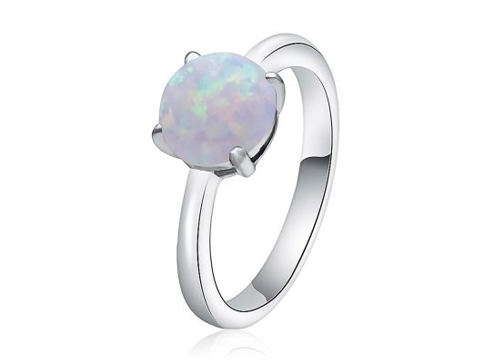 MOISS stříbrný prsten OPÁL