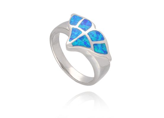 MOISS stříbrný prsten OPÁL