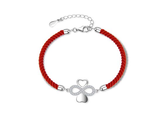 MOISS stříbrný náramek ČTYŘLÍSTEK