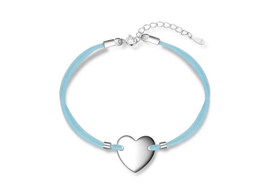 MOISS stříbrný náramek SRDCE