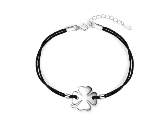 MOISS stříbrný náramek ČTYŘLÍSTEK