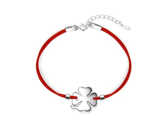 MOISS stříbrný náramek ČTYŘLÍSTEK