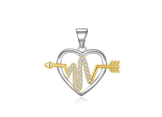 MOISS stříbrný přívěsek SRDCE