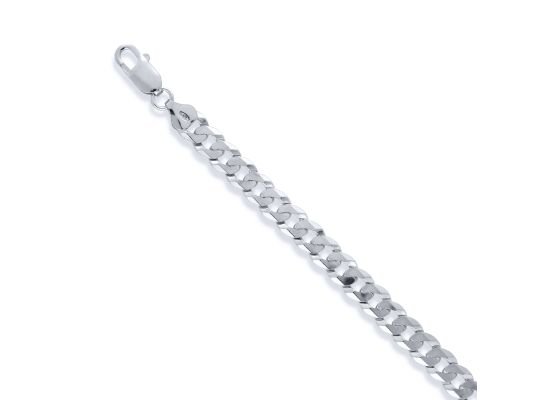 MOISS stříbrný řetízek FLAT CURB