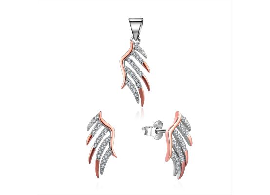 MOISS stříbrná sada KŘÍDLA ROSE