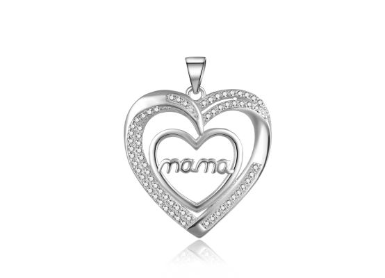 MOISS stříbrný přívěsek SRDCE