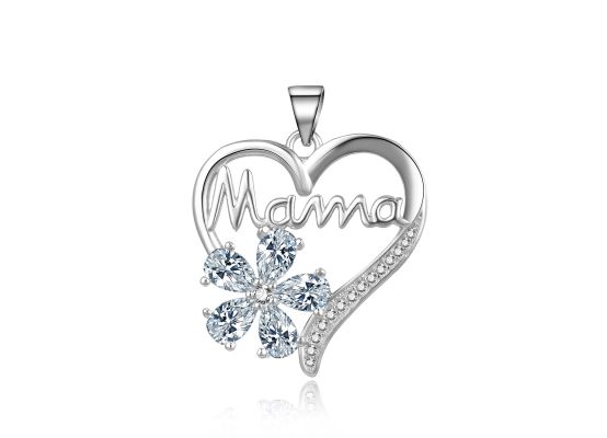 MOISS stříbrný přívěsek SRDCE