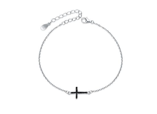 MOISS stříbrný náramek KŘÍŽ