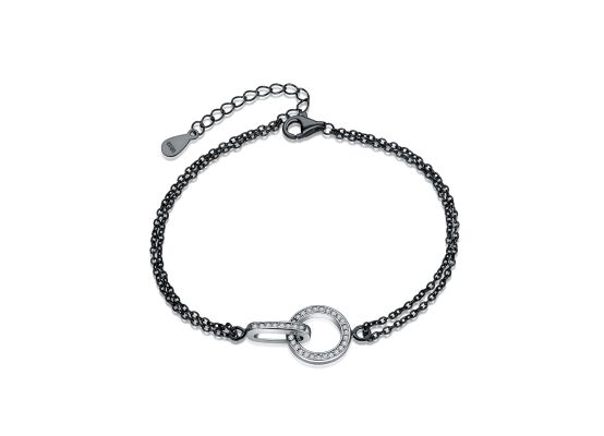 MOISS stříbrný náramek KRUH