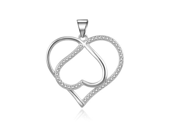 MOISS stříbrný přívěsek SRDCE