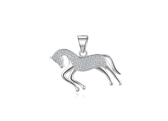 MOISS stříbrný přívěsek KŮŇ