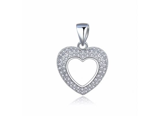 MOISS stříbrný přívěsek SRDCE