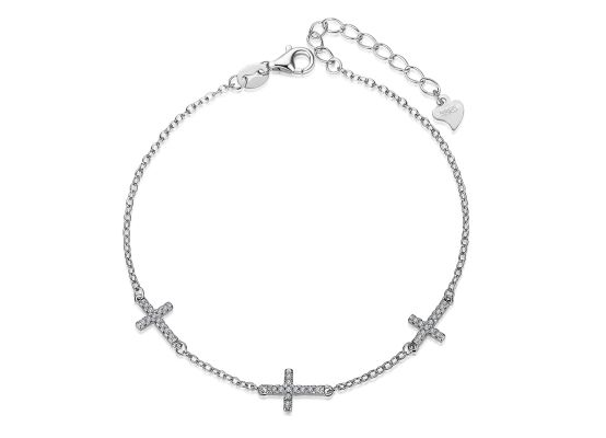 MOISS stříbrný náramek KŘÍŽ