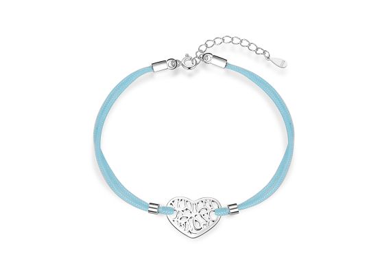 MOISS stříbrný náramek SRDCE