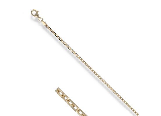 MOISS řetízkový náramek ze žlutého zlata ANKER