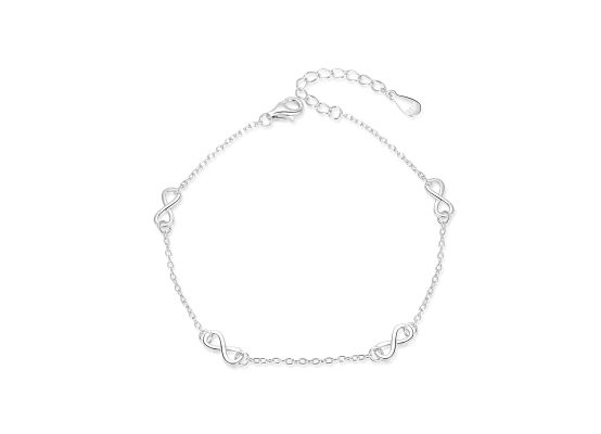 MOISS stříbrý náramek NEKONEČNO