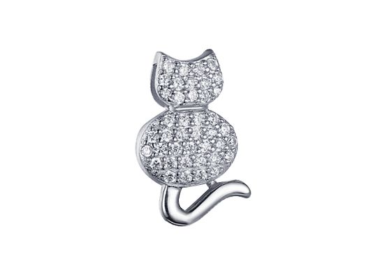 MOISS stříbrný přívěsek KOČKA
