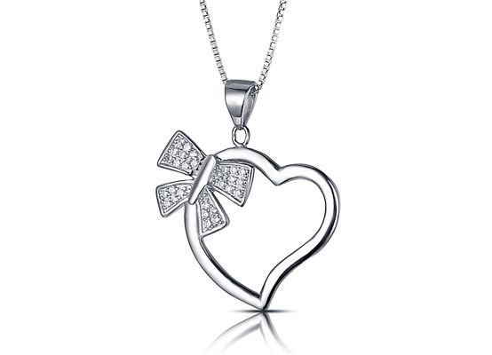 MOISS stříbrný přívěsek SRDCE