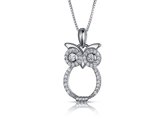 MOISS stříbrný přívěsek SOVA