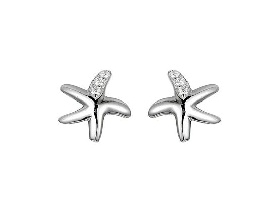 MOISS stříbrné náušnice HVĚZDA