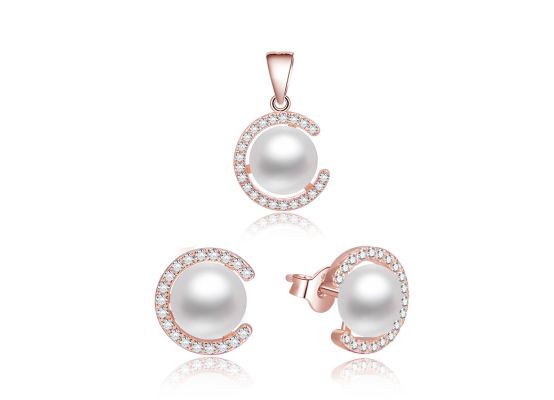 MOISS stříbrná sada ROSE