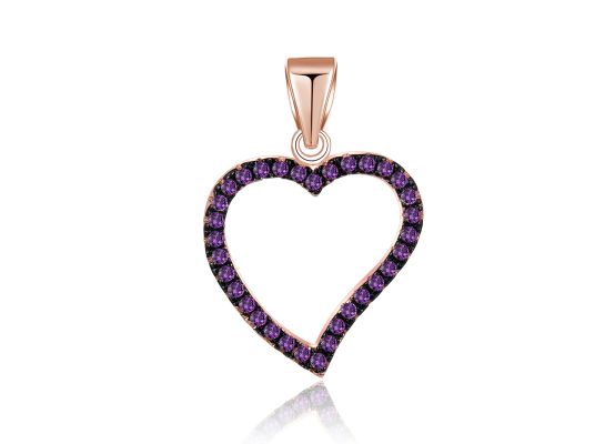 MOISS stříbrný přívěsek SRDCE