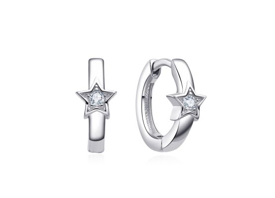MOISS dětské stříbrné náušnice HVĚZDA