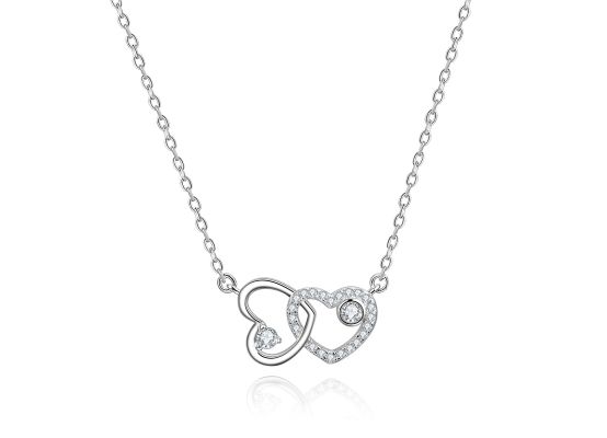 MOISS stříbrný náhrdelník SRDCE