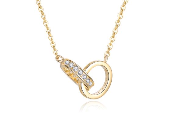 MOISS stříbrný náhrdelník GOLD