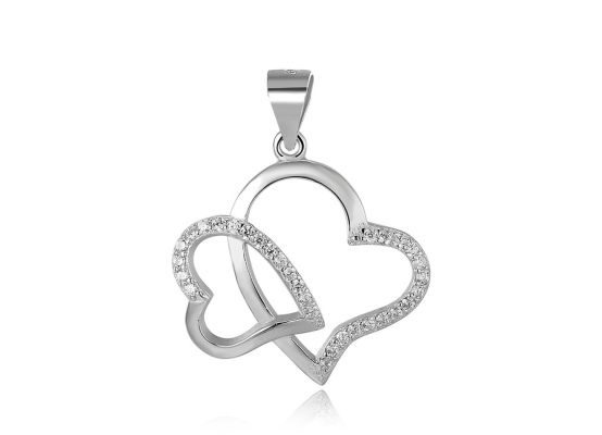 MOISS stříbrný přívěsek SRDCE