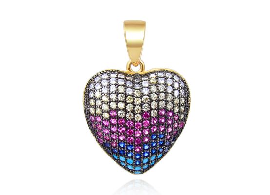 MOISS stříbrný přívěsek SRDCE