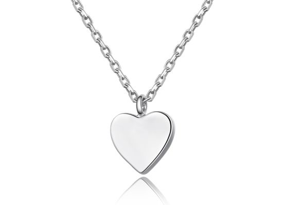 MOISS stříbrný náhrdelník SRDCE