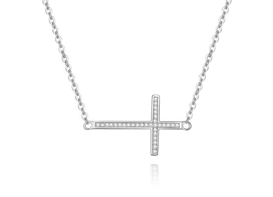 MOISS stříbrný náhrdelník KŘÍŽEK